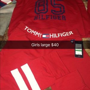 Tommy Hilfiger matching bottoms and tops